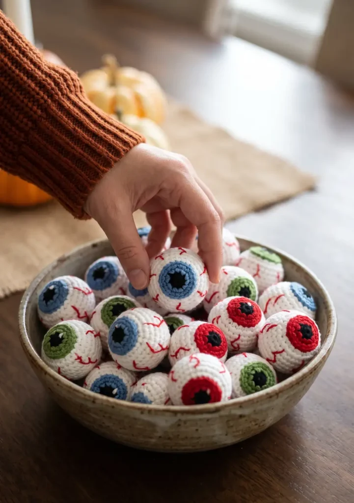 16. Crochet Eyeball Plush Pattern