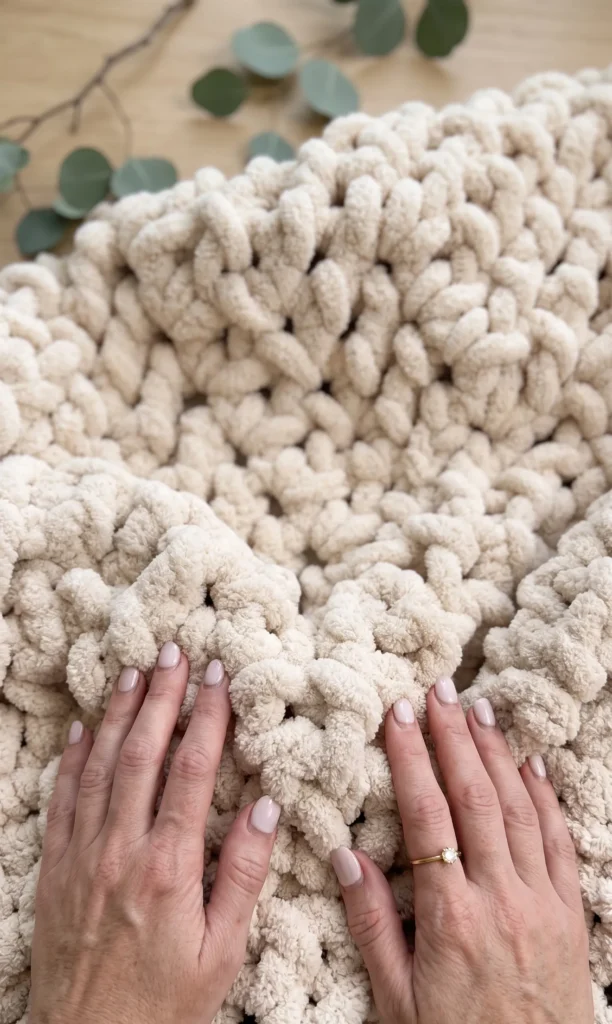 Fast & Chunky Crochet Blanket