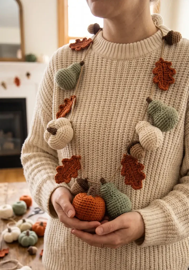 18. Crochet Gourd Garland