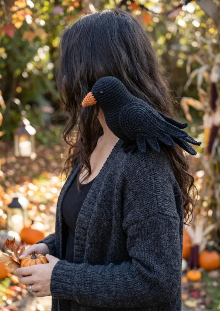 19. Crochet Raven Amigurumi Pattern
