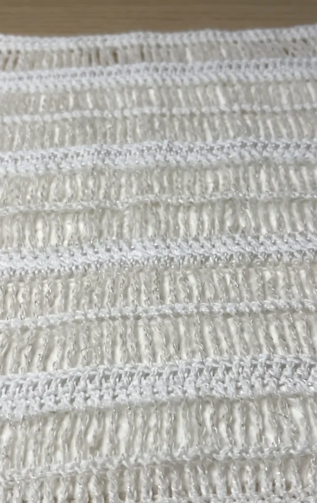 CROCHET MESH SWEATER