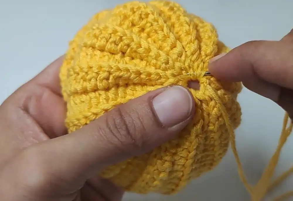 Crochet Pumpkin Basket Tutorial