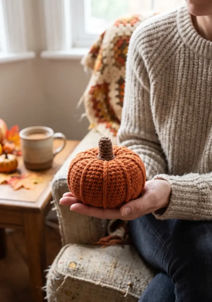 2. Mini Pumpkin Crochet Pattern