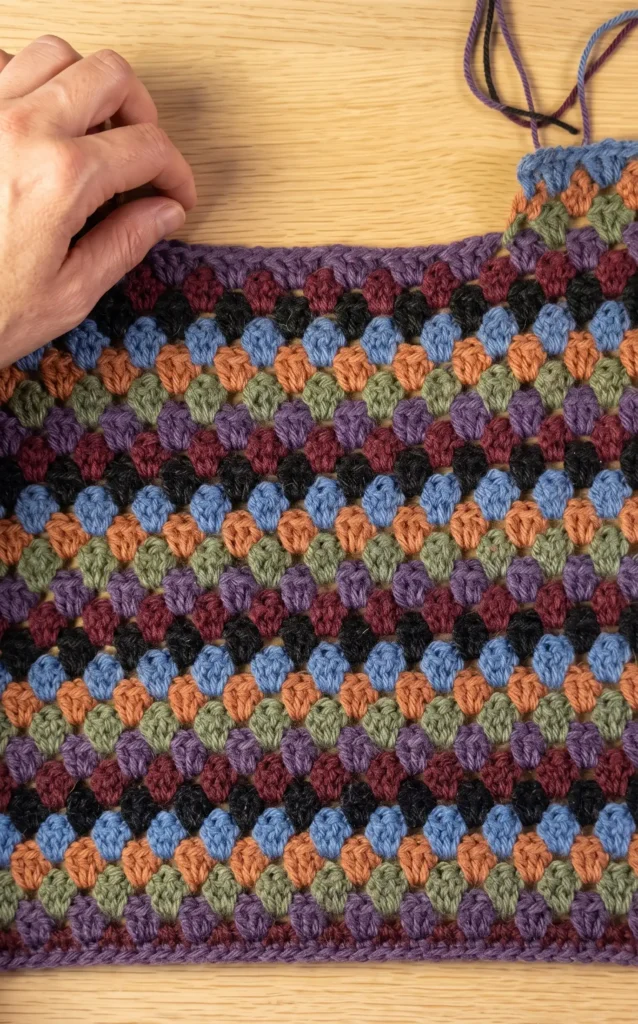 easy granny stitch crochet sweater