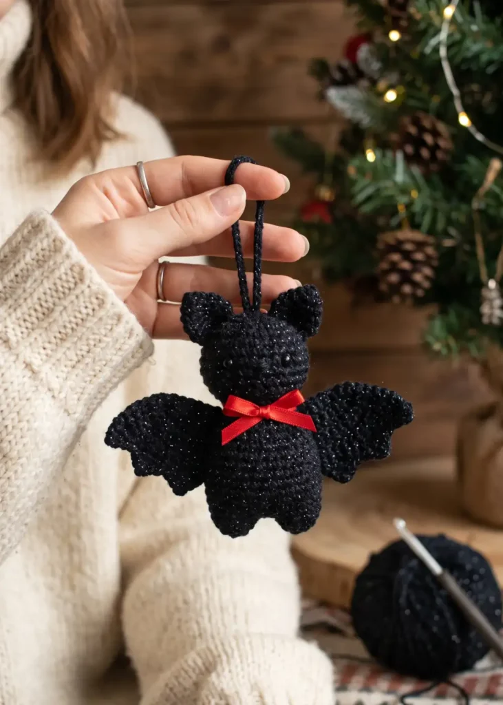 20. Bat Christmas Ornament Twist