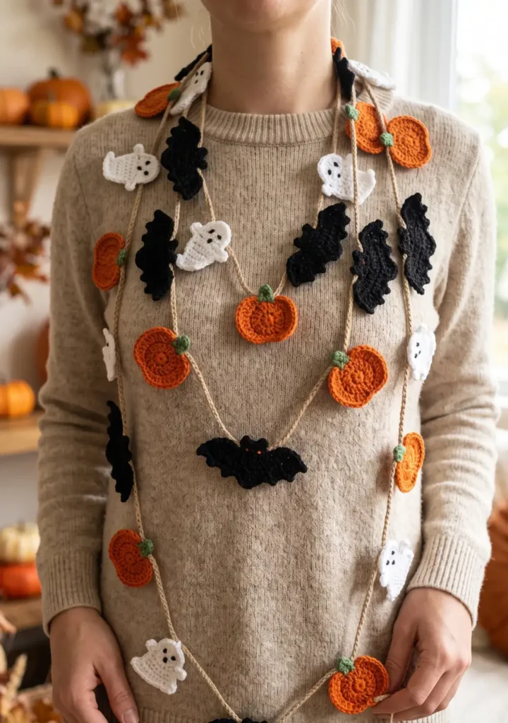 20. Halloween Garland Crochet Pattern