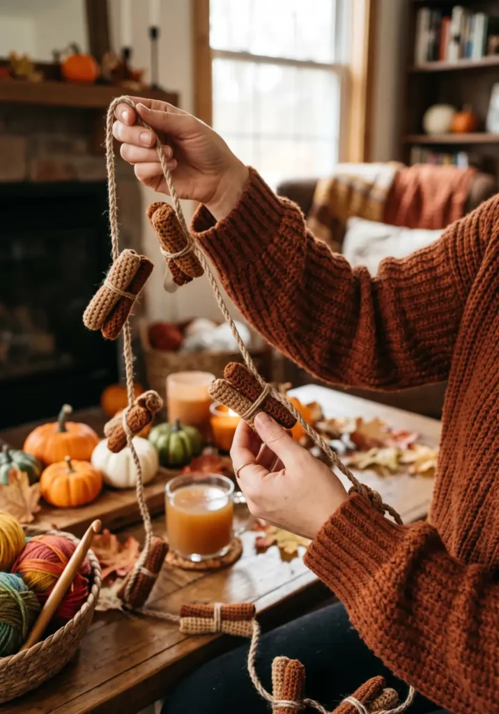 21. Cinnamon Stick Accent Garland