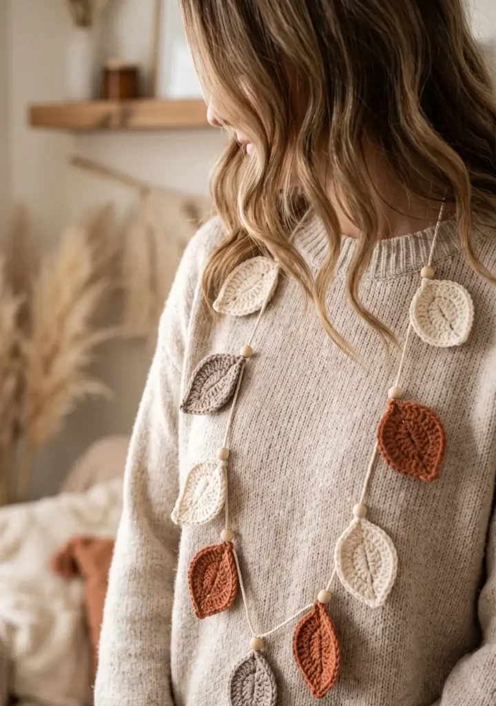 23. Neutral Boho Fall Garland