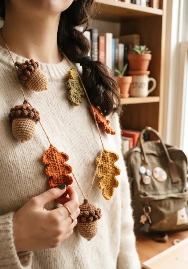 3. Acorn and Oak Leaf Garland