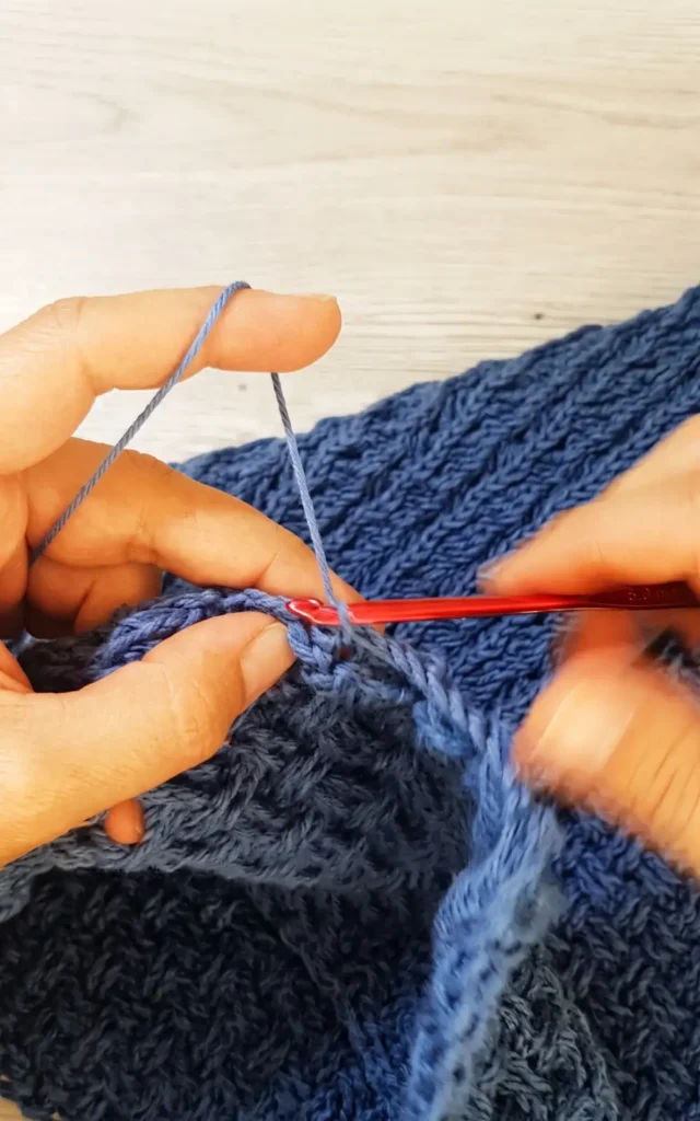 CELTIC WEAVE stitch / crochet baby blanket