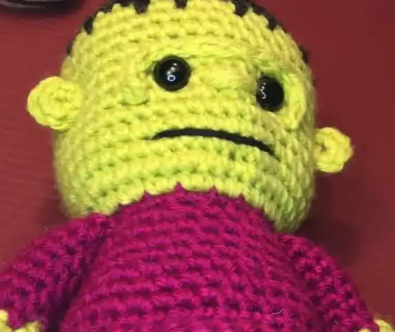 Crochet Frankenstein HallOween Amigurumi Tutorial