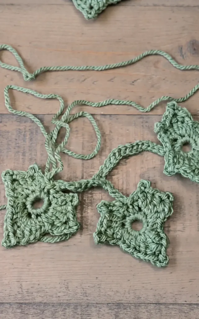 Crochet Maple Leaf Garland