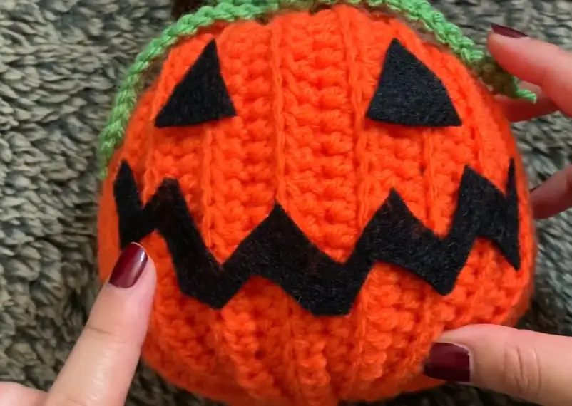 Crochet Pumpkin Treat Bag