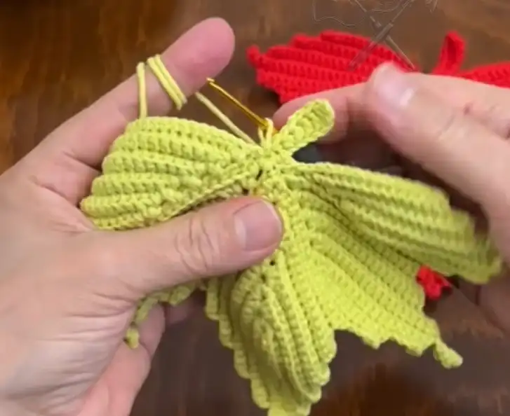 Crochet a Cozy Maple Leaf
