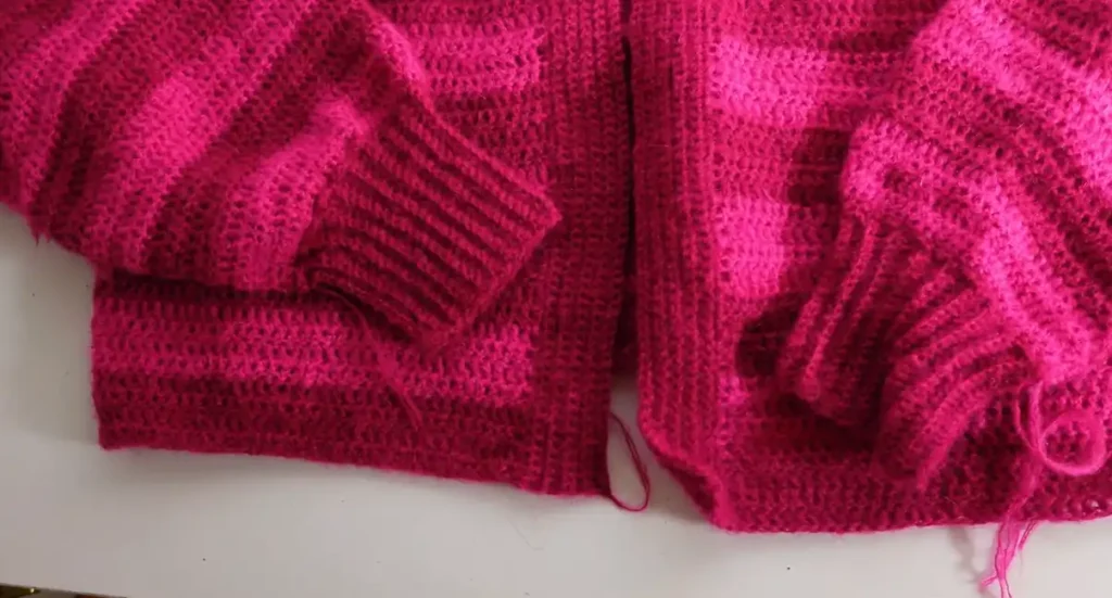 Easy Striped Crochet Cardigan Tutorial