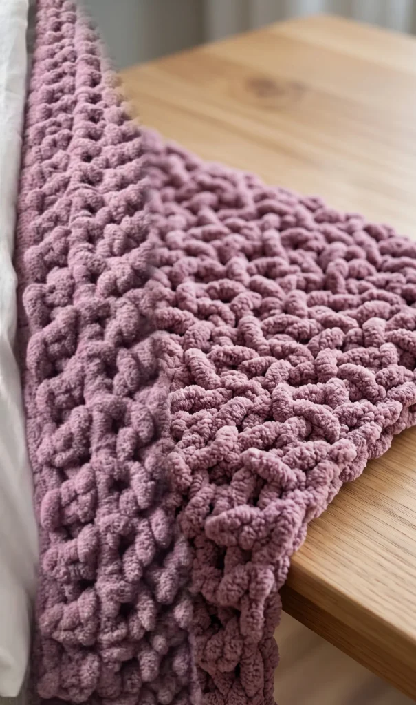 Fast & Chunky Crochet Blanket