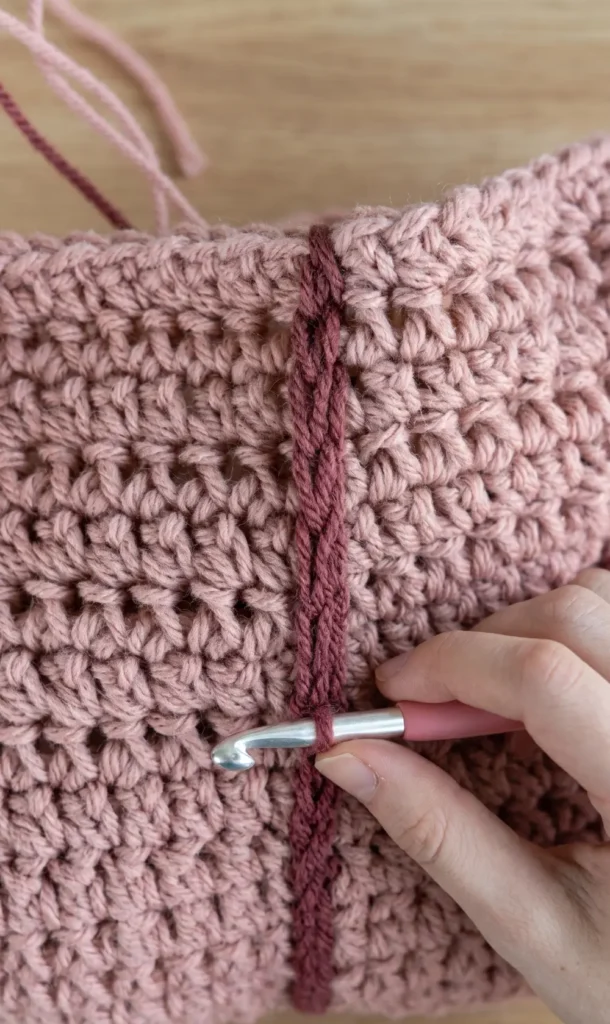 Heritage Plaid Blanket Crochet Tutorial