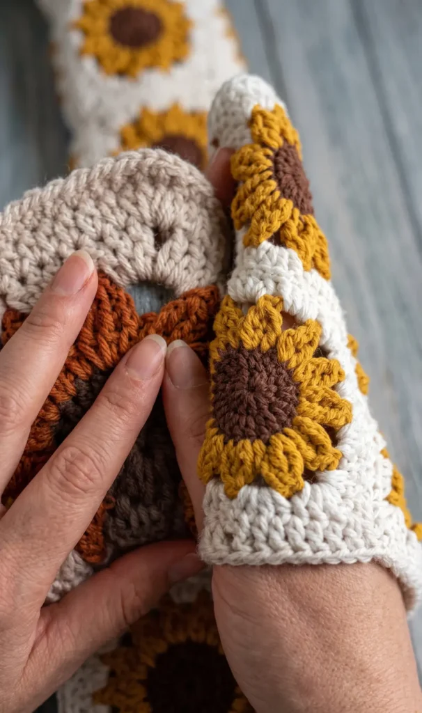 How to Crochet a Chunky Sunflower Blanket