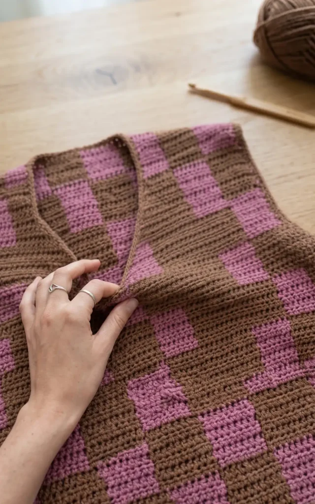 Wednesday Crochet Vest