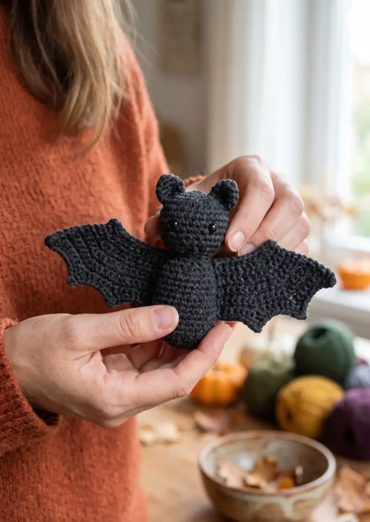 5. No Sew Crochet Bat