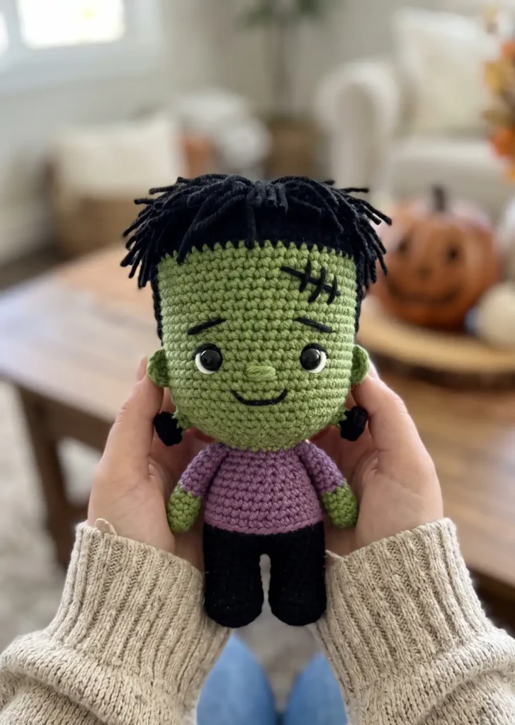 8. Frankenstein Amigurumi Doll