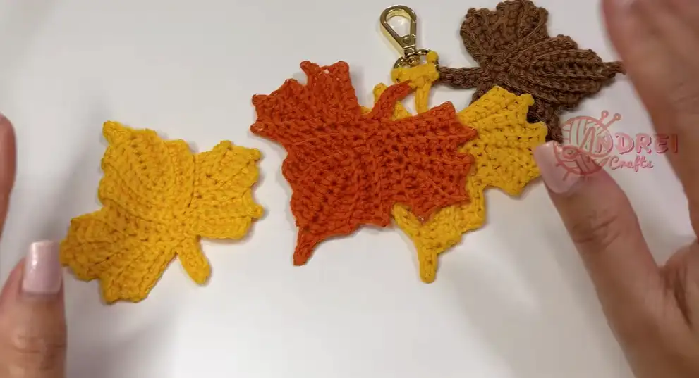 Crochet Autumn Leaves