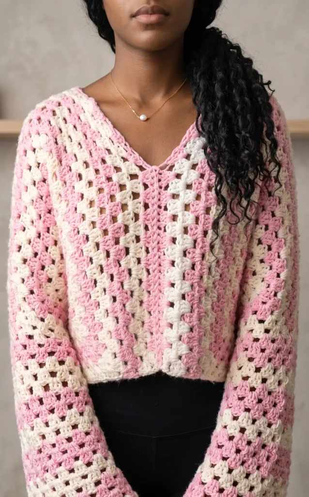 Crochet Hexagon Sweater Tutorial