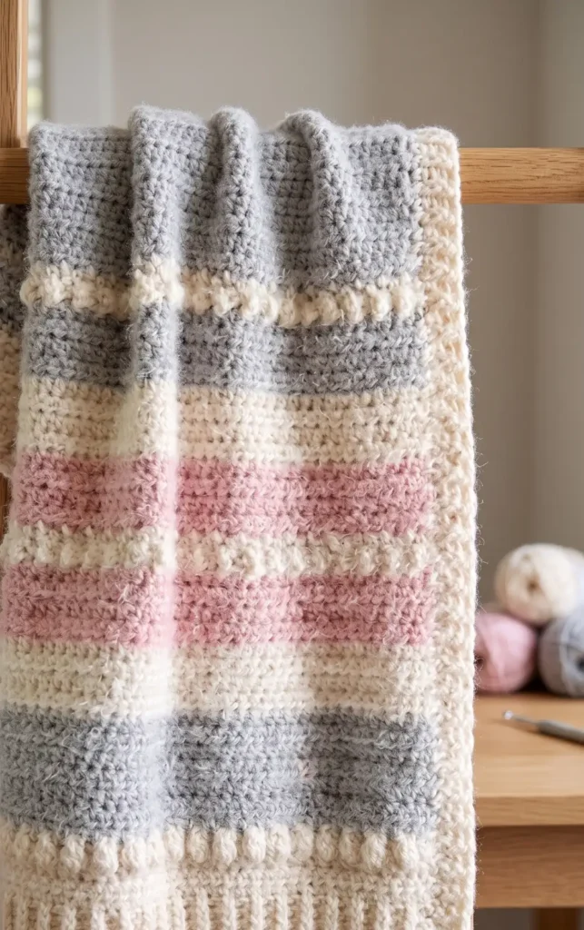 Crochet Hygge Powder Puff Blanket