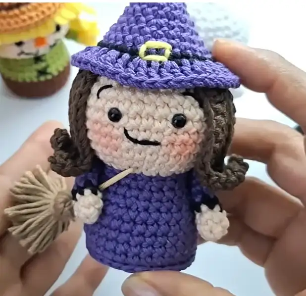 Crochet Witch Amigurumi Mini Halloween Collection