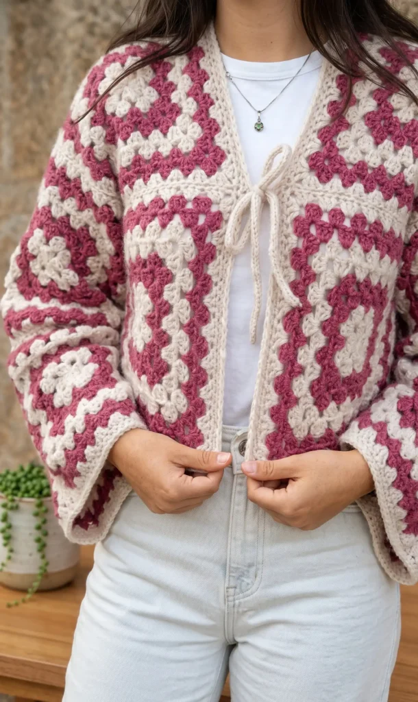 Easy & Elegant Granny Square Coat