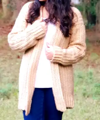 Free Crochet Cardigan Pattern for Beginners