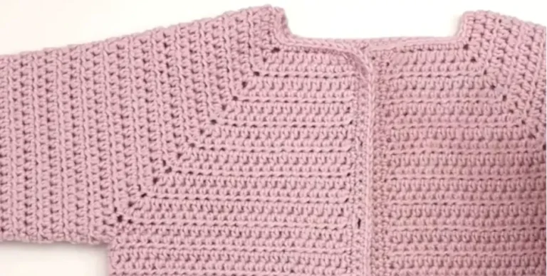 How to Crochet Kids Cardigan Pattern