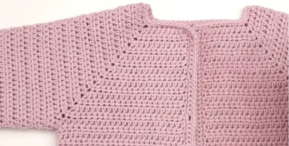 How to Crochet Kids Cardigan Pattern