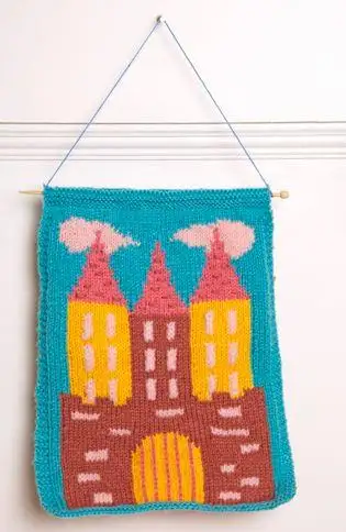 Crochet Castle Wall Hanging