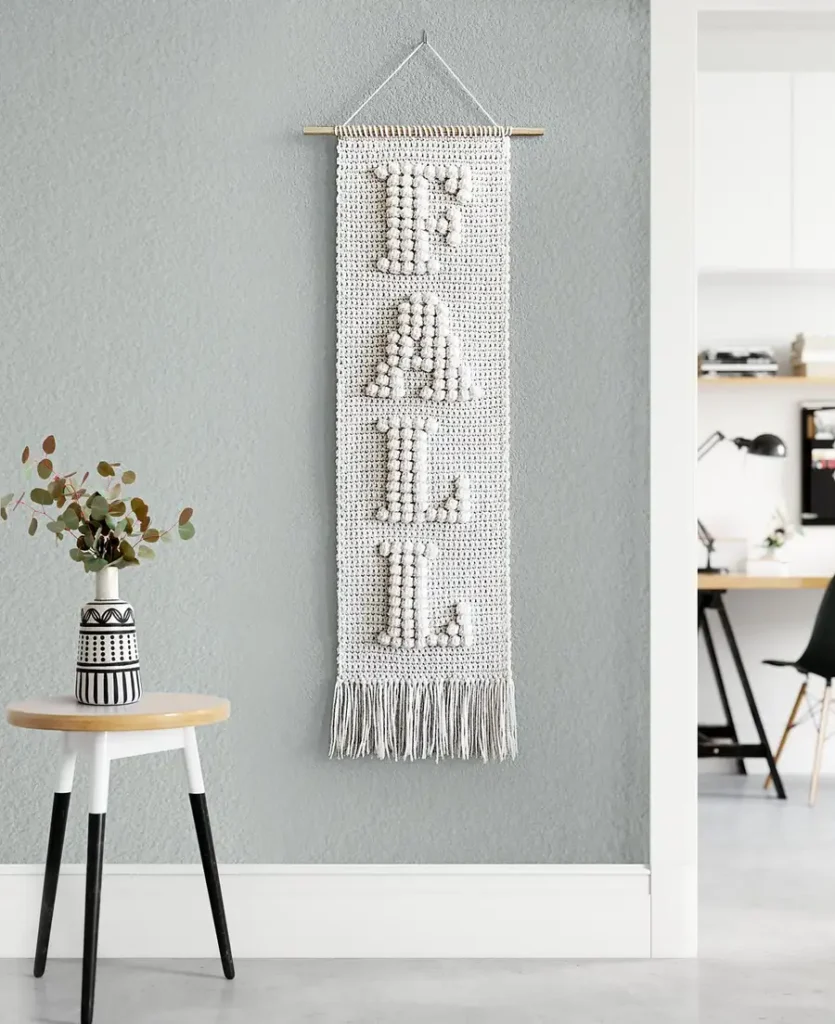 Crochet Fall Wall Hanging