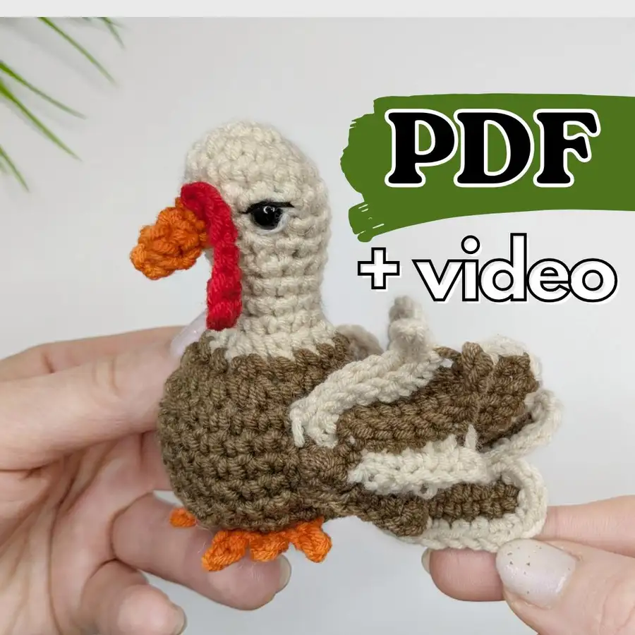 Rustic Crochet Turkey Amigurumi