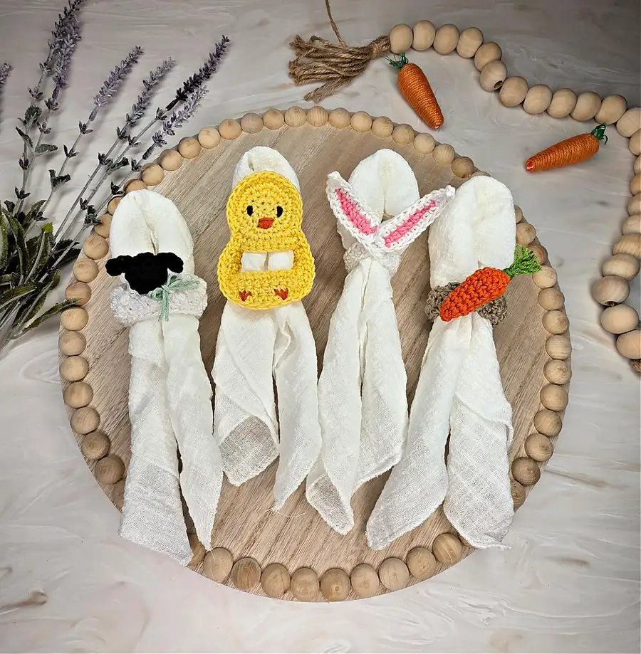 Thanksgiving Crochet Napkin Rings