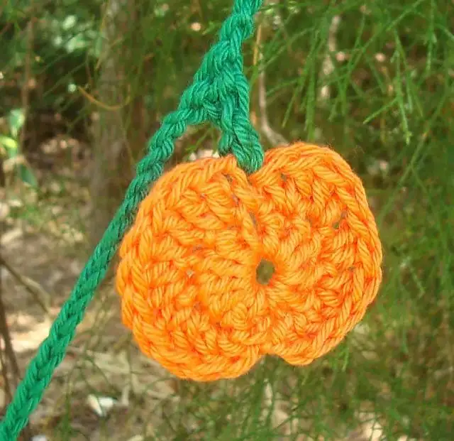 Thanksgiving Crochet Pumpkin Garland