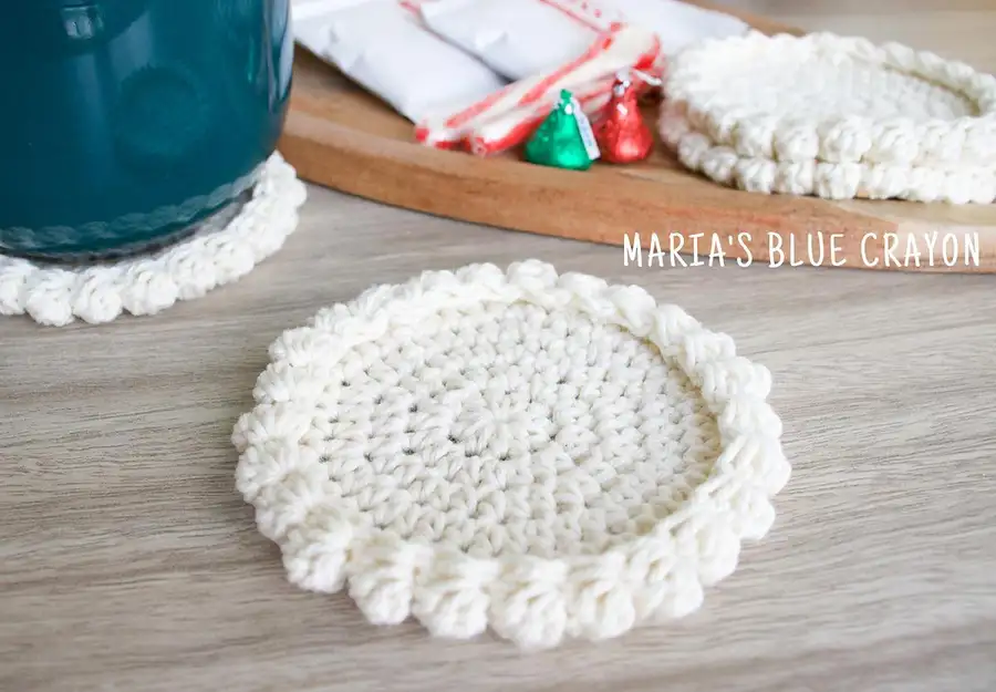 Thanksgiving Pie Crochet Coasters